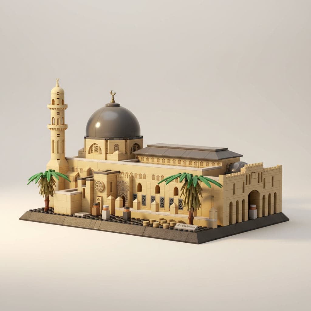 Maquette Mosquée Al-Aqsa 🕌 – Kit de construction décoratif (768 pièces)