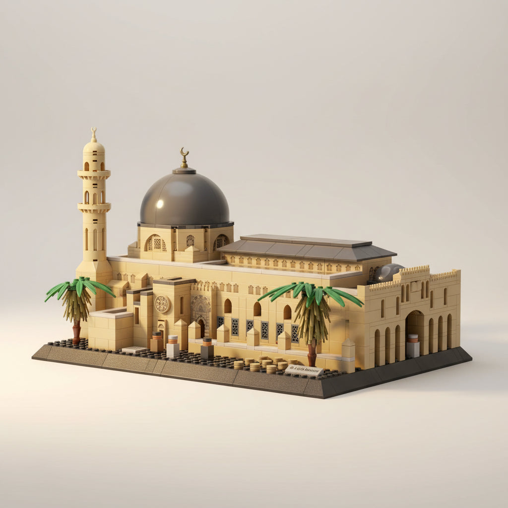 Maquette Mosquée Al - Aqsa – Kit Briques de Construction - MaquettesParis